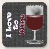 DESSOUS-DE-VERRE GRAPHIQUE AVEC VIN (Devant)
