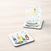 Dessous-de-verre Graphique de boisson de levage Fizzy (Côté Droit)