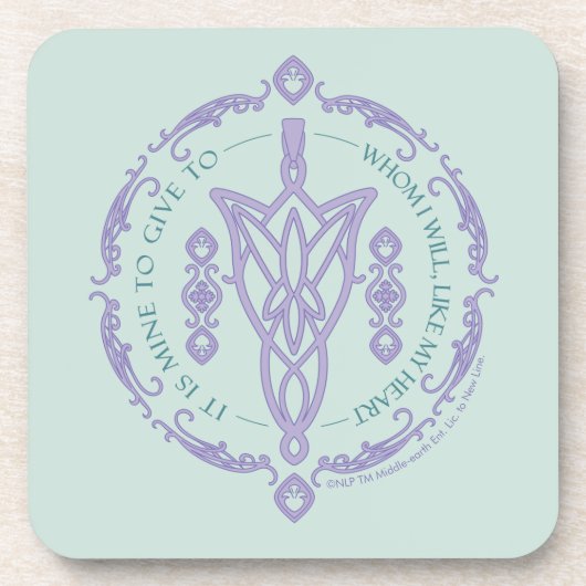 Dessous-de-verre Graphique de citation ARWEN™ Evenstar (Devant)