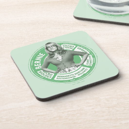 Dessous-de-verre Graphique Info Bernadette (Côté gauche)