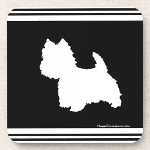 Dessous-de-verre Graphique noir