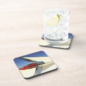 Dessous-de-verre Graphique : Plan rapproché d'aileron et de feu (Côté Droit)