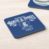 Dessous-de-verre Graphisme de la boutique d'objets BORGIN & BURKES™ (Côté gauche)