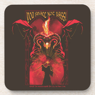 Dessous-de-verre Graphisme « GANDALF™ contre Balrog “Tu ne passeras