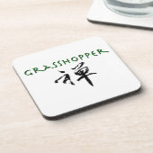 Dessous-de-verre Grasshopper avec le symbole "Zen" (Côté gauche)