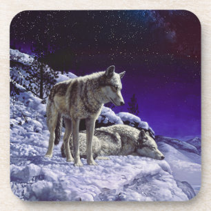 Dessous-de-verre Gray Wolves