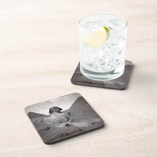 Dessous-de-verre Great Sphinx & Gizeh Pyramides Necropolis Egypte (Côté Droit)