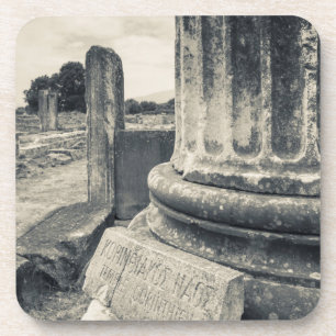 Dessous-de-verre Grèce, ruines d'une ville antique