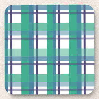 Dessous-de-verre Green And Purple Tartan Pattern