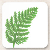 Dessous-de-verre Green Fern, green foliage, botanical pattern (Devant)