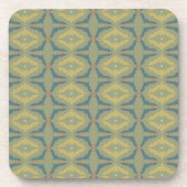Dessous-de-verre Greenish Retro Vintage Pattern (Devant)
