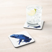 Dessous-de-verre Grenouille à tarte à poison bleu (Côté Droit)