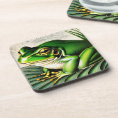Dessous-de-verre Grenouille Art Déco (Côté gauche)
