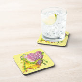 DESSOUS-DE-VERRE GRENOUILLE D'ANNÉE BISSEXTILE D'AMOUR (Côté Droit)