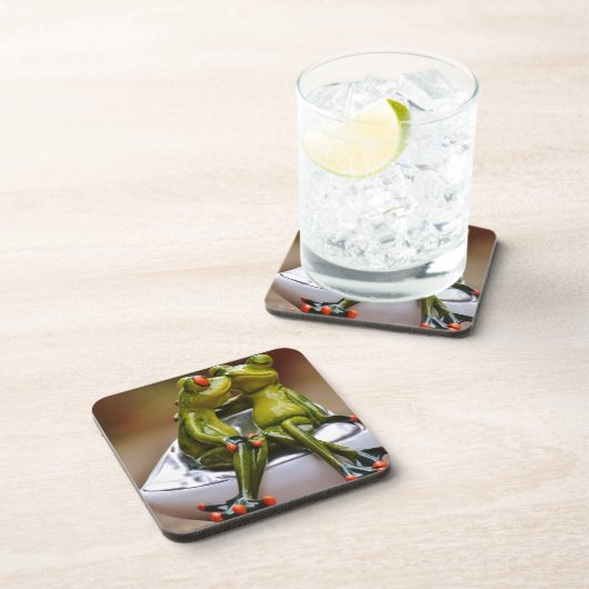 Dessous-de-verre Grenouilles joyeuses (Côté Droit)