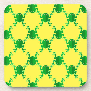 Dessous-de-verre Grenouilles mignonnes de bande dessinée