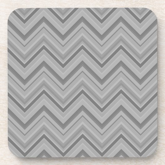 Dessous-de-verre Grey stripes zigzag (Devant)