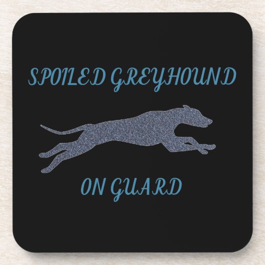 Dessous-de-verre Greyhound en danger (Devant)
