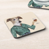 Dessous-de-verre Greyhound Wine Snob (Côté gauche)