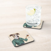 Dessous-de-verre Greyhound Wine Snob (Côté Droit)