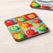 Dessous-de-verre Grille Apple colorée (Côté gauche)
