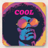 Dessous-de-verre Grille-boisson cool/rétro (Devant)