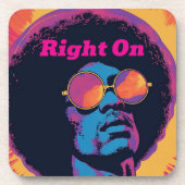 Dessous-de-verre Grille-boisson cool/rétro (Devant)