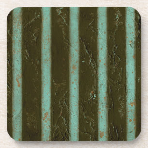 Dessous-de-verre Grille contemporaine d'air de turquoise