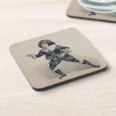 Dessous-de-verre Grimaldi comme Scaramouche, du dell'Ar de Commedia (Côté gauche)