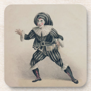 Dessous-de-verre Grimaldi comme Scaramouche, du dell'Ar de Commedia