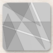 Dessous-de-verre Gris géométrique (Devant)