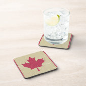 Dessous-de-verre gronder le drapeau canadien (Côté Droit)