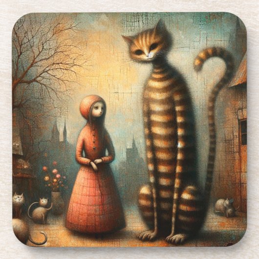 Dessous-de-verre Gros chat (Devant)