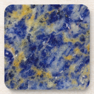 Dessous-de-verre Gros plan sur une sodalite bleue