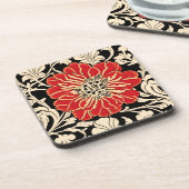 Dessous-de-verre Grosse floraison de Camellia Bleue (Côté gauche)