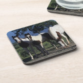 Dessous-de-verre Groupe de chevaux de peinture (Côté gauche)