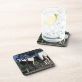 Dessous-de-verre Groupe de chevaux de peinture (Côté Droit)