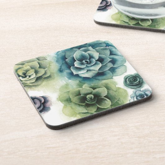 Dessous-de-verre Groupe de succulents (Côté gauche)