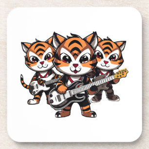 Dessous-de-verre Groupe de Tigers en concert