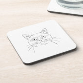 Dessous-de-verre Grumky cat (Côté gauche)