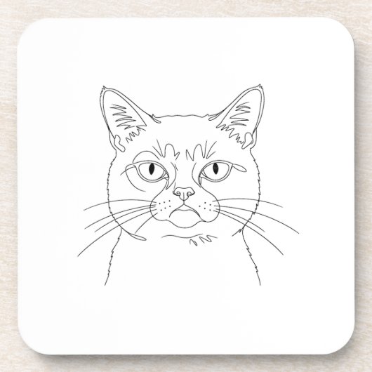 Dessous-de-verre Grumky cat (Devant)