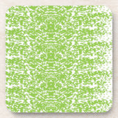 Dessous-de-verre Grunge Lime Green Pattern - Summer Abstract Decor (Devant)