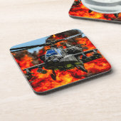 DESSOUS-DE-VERRE GUARDIAN APACHE AH-64E (Côté gauche)