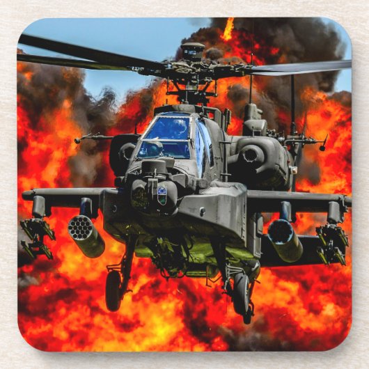 DESSOUS-DE-VERRE GUARDIAN APACHE AH-64E (Devant)