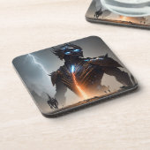 Dessous-de-verre Guerrier Cyborg de la foudre (Côté gauche)