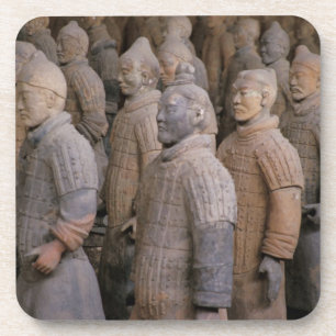 Dessous-de-verre guerriers en terre cuite de l'empereur Qin Shihuan