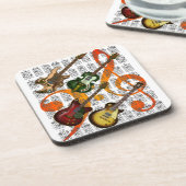 Dessous-de-verre Guitar and Chord 07 (Côté gauche)