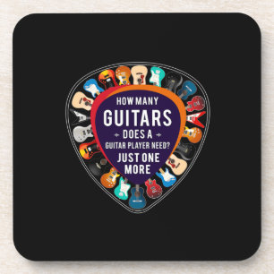 Dessous-de-verre Guitariste Combien de guitares Anniversaire