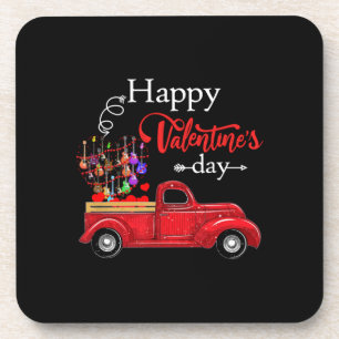 Dessous-de-verre Guitariste Joyeux Jour des Valentines Anniversaire