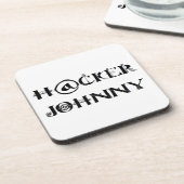 Dessous-de-verre hacker johnny (Côté gauche)